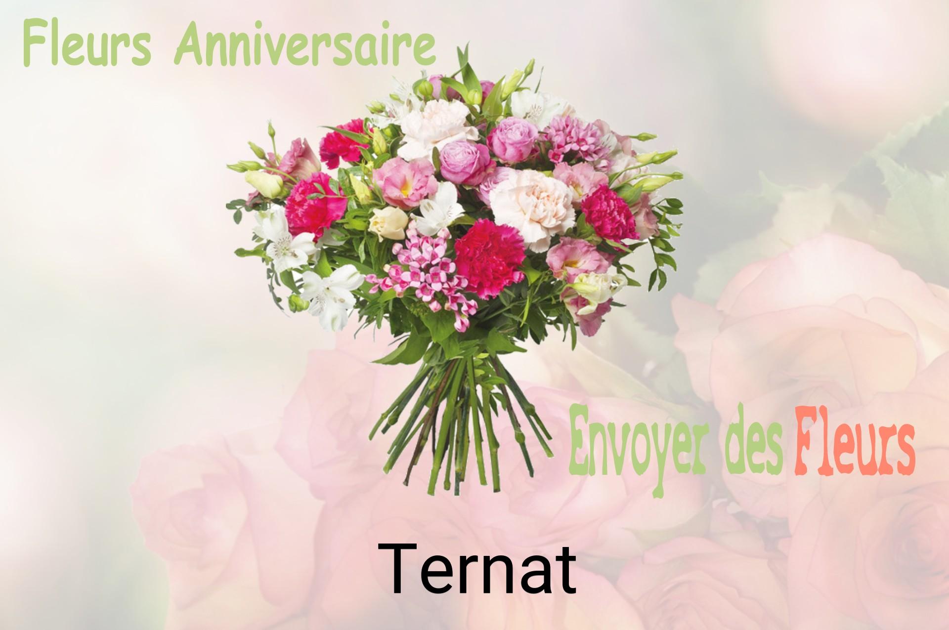 Bouquet de fleurs d’anniversaire livré à Ternat